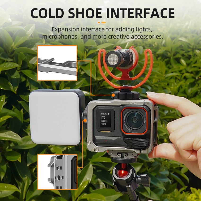 Alloy Camera Protective Cases Quick Release Accessories For Insta360 Ace Pro 2