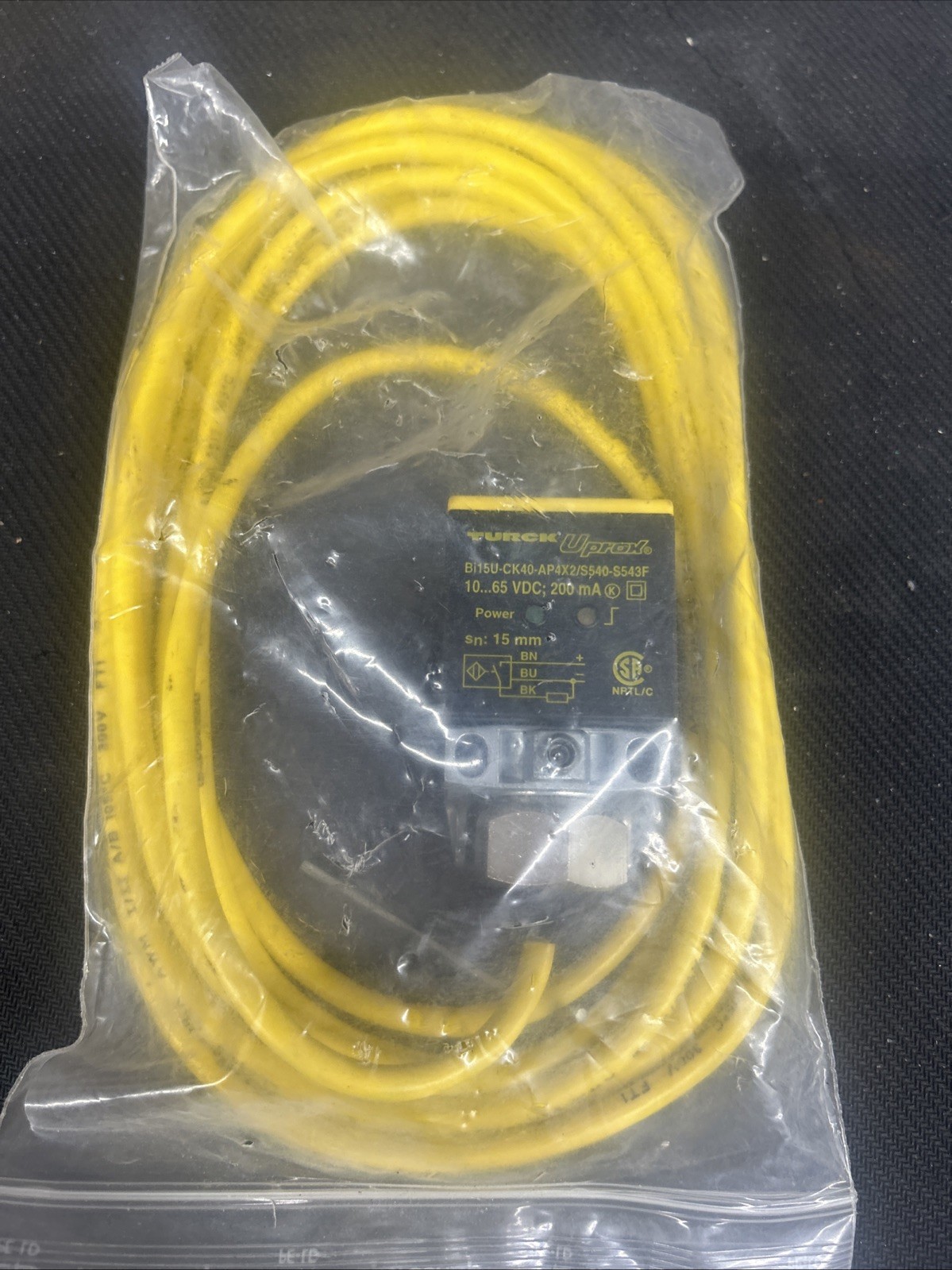 TURCK BI15U-CK40-AP4X2/S540-S543F / BI15UCK40AP4X2S540S543F (NEW NO BOX)