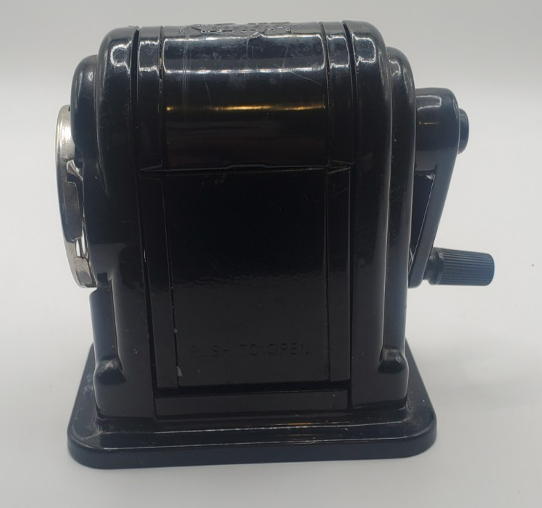 Ranger 55 Manual  8 Hole Pencil Sharpener Elmers Black Table Mount Metal