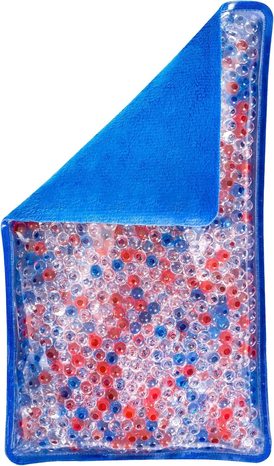 Versatile Hot/Cold Reusable Gel Bead Pack - Soothing Pain Relief for All Ages