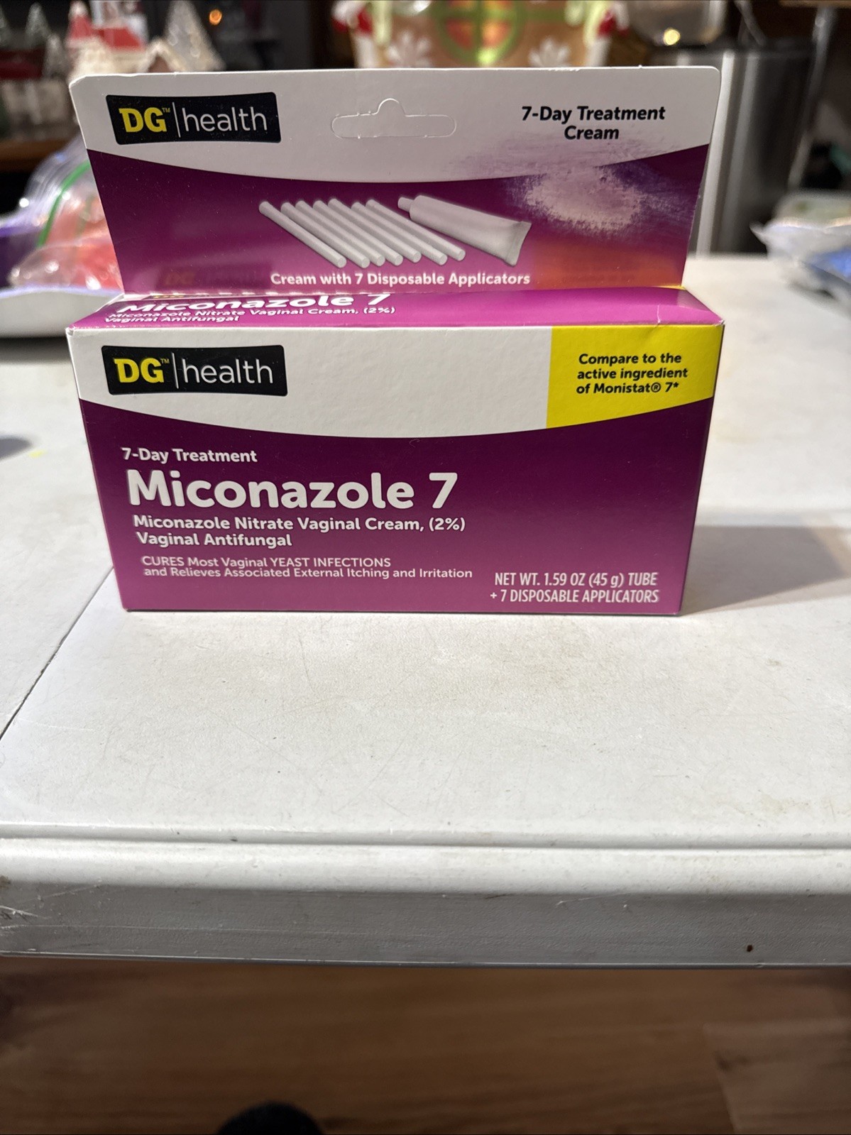Miconazole 7 - 7 Day Treatment DG Health Exp 2/28