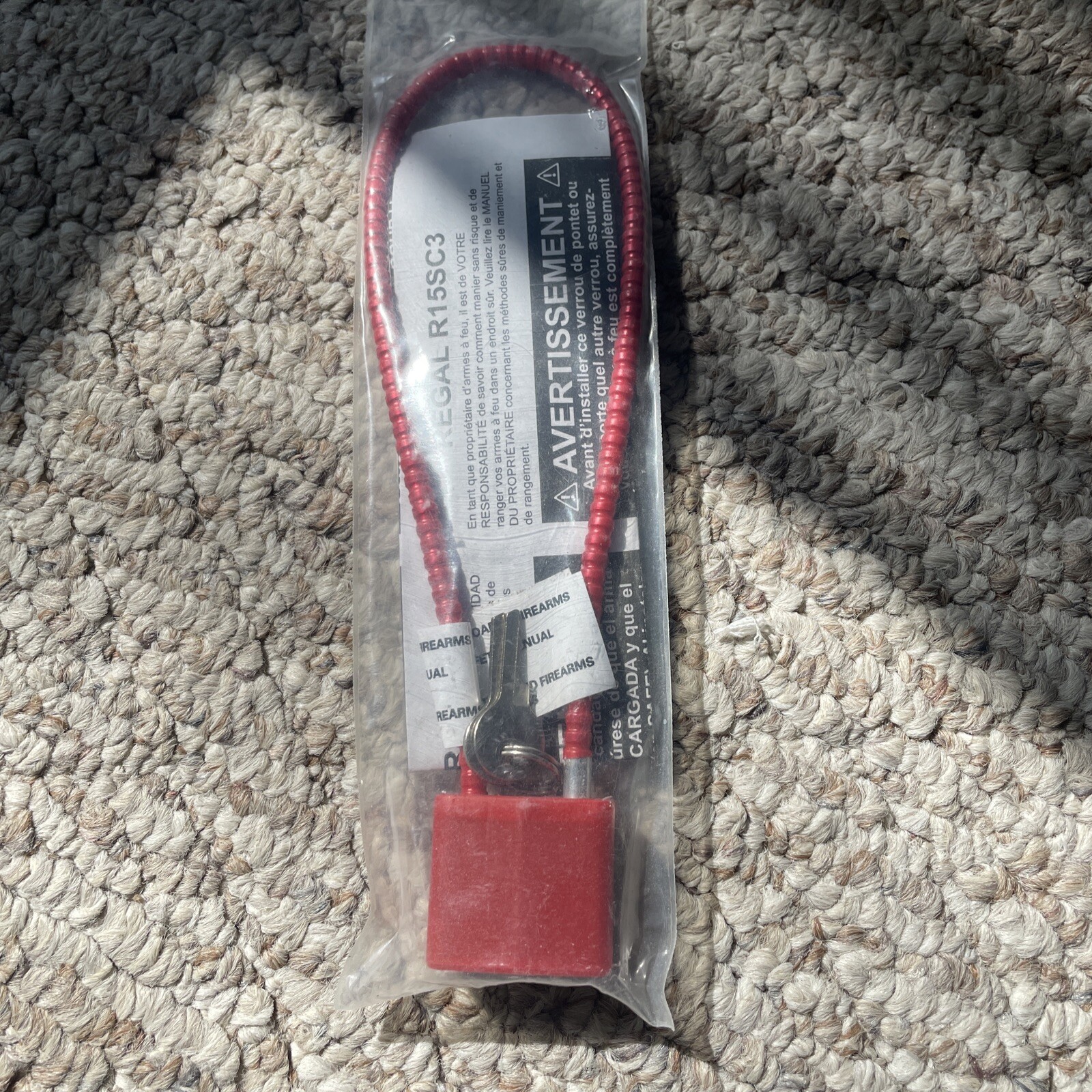 Project Childsafe  Cable Gun Lock with Two Keys