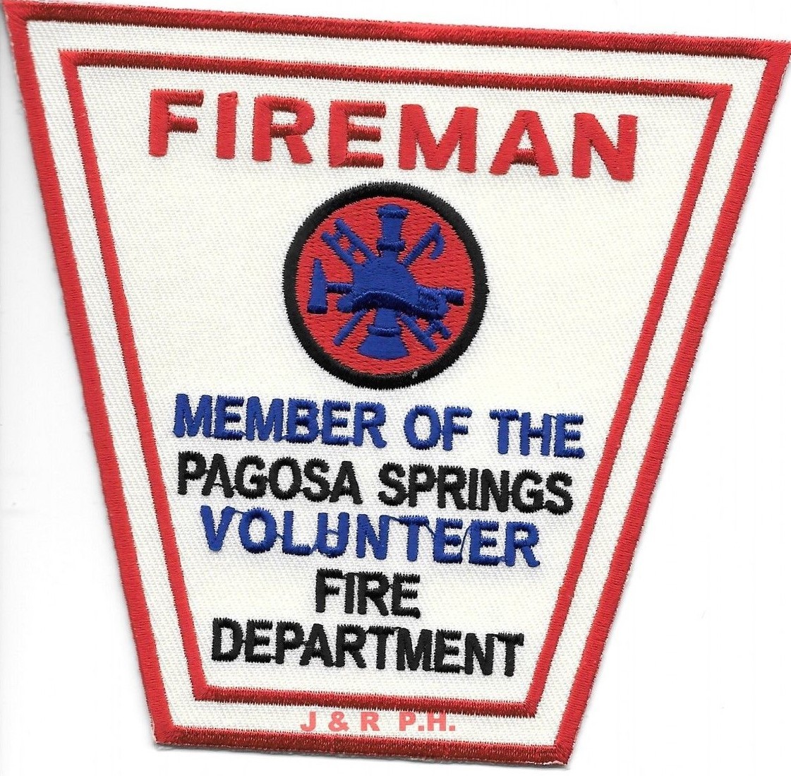 Pagosa Springs Vol. Fire Dept., Colorado (5" x 4.5" size) fire patch