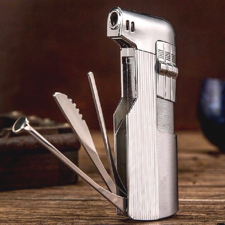 Tobacco Pipe Lighter & Czech Pipe Tools - All In One - Soft Flame