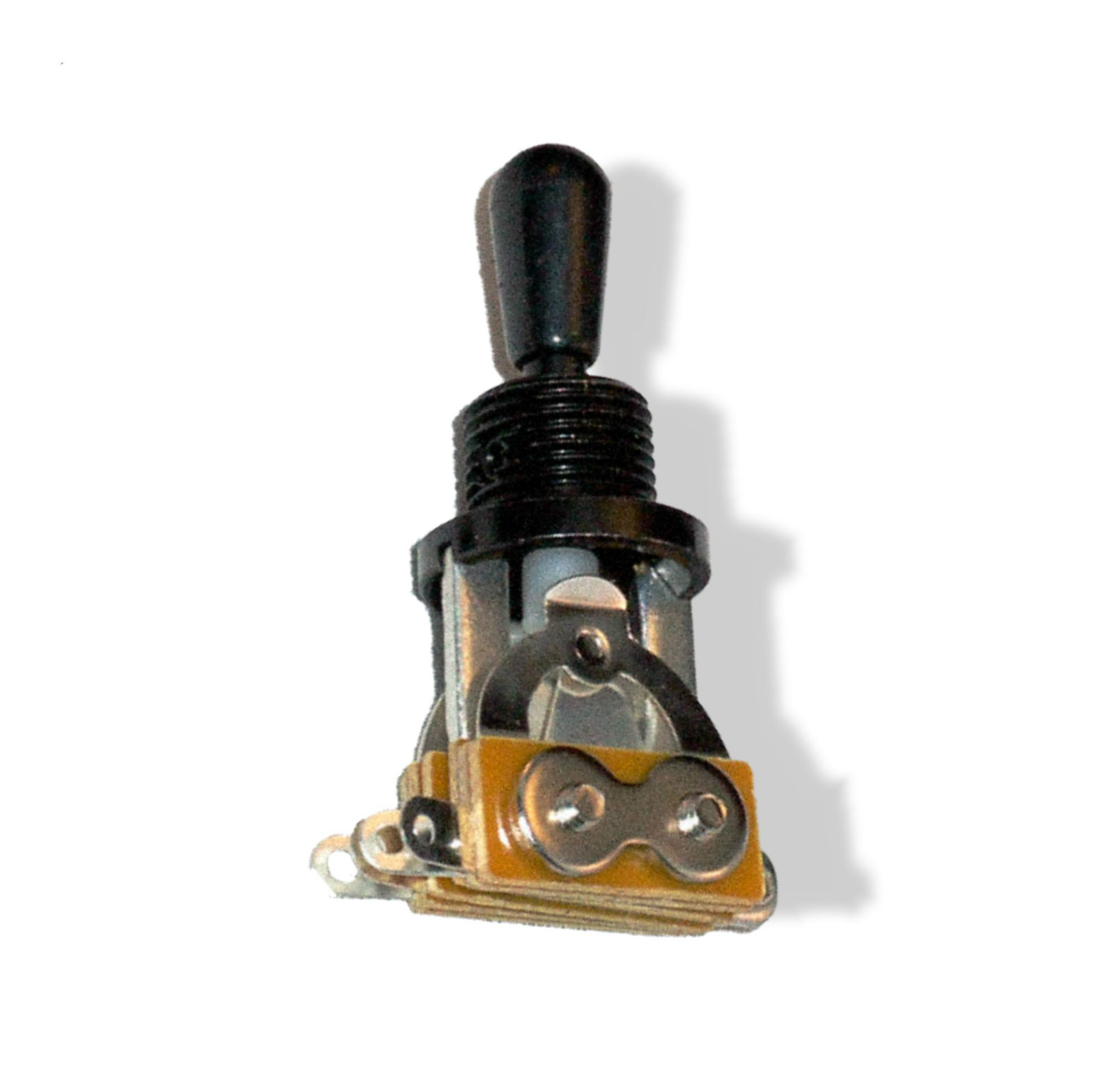 Switch Toggle 3 Way Black with Black Knob Bitterroot 081301BK