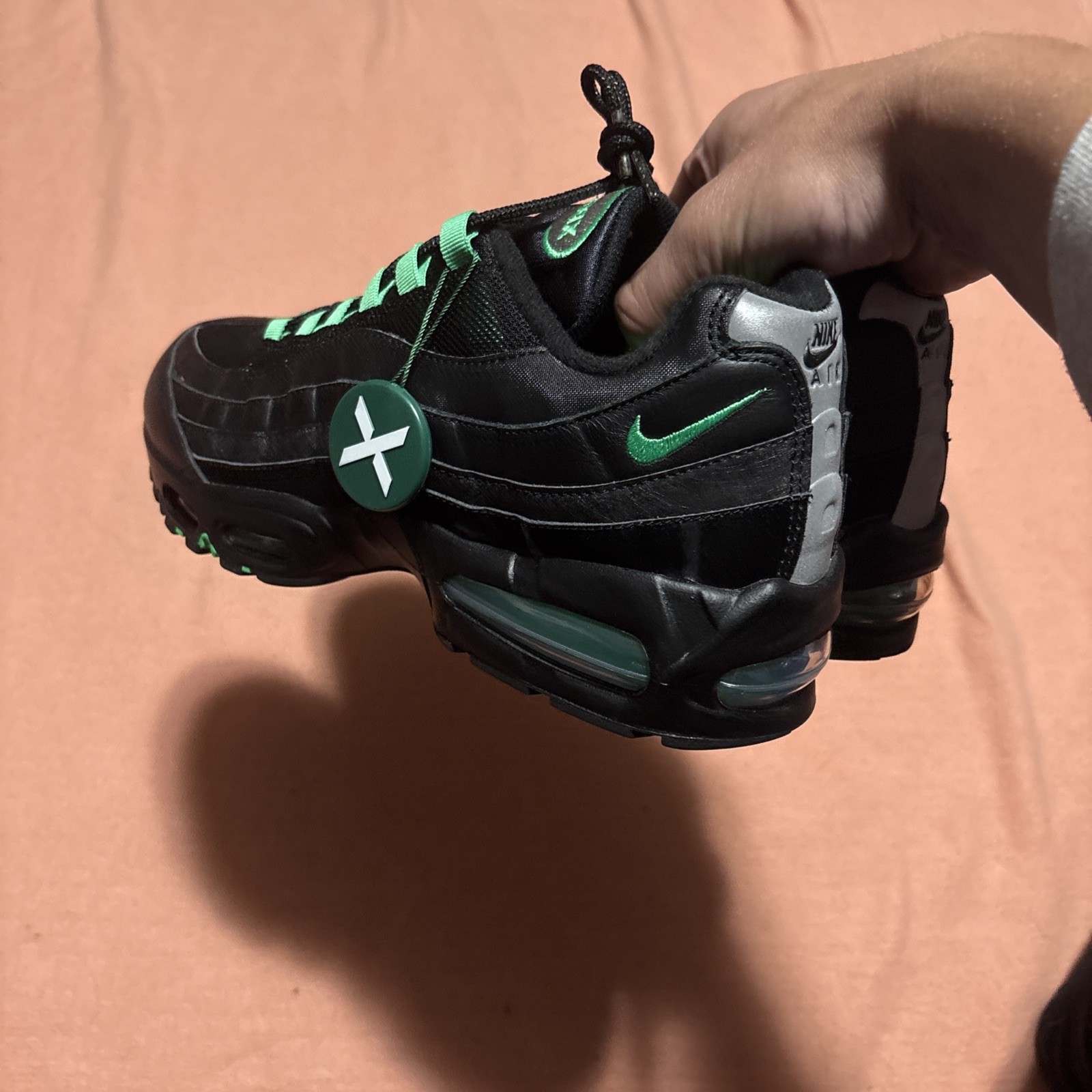Size 11 - Nike Air Max 95 OG Black Green Shock