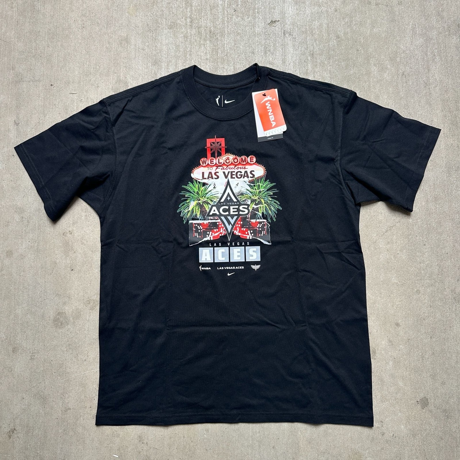 Nike WNBA Las Vegas Aces Graphic T-Shirt Size M