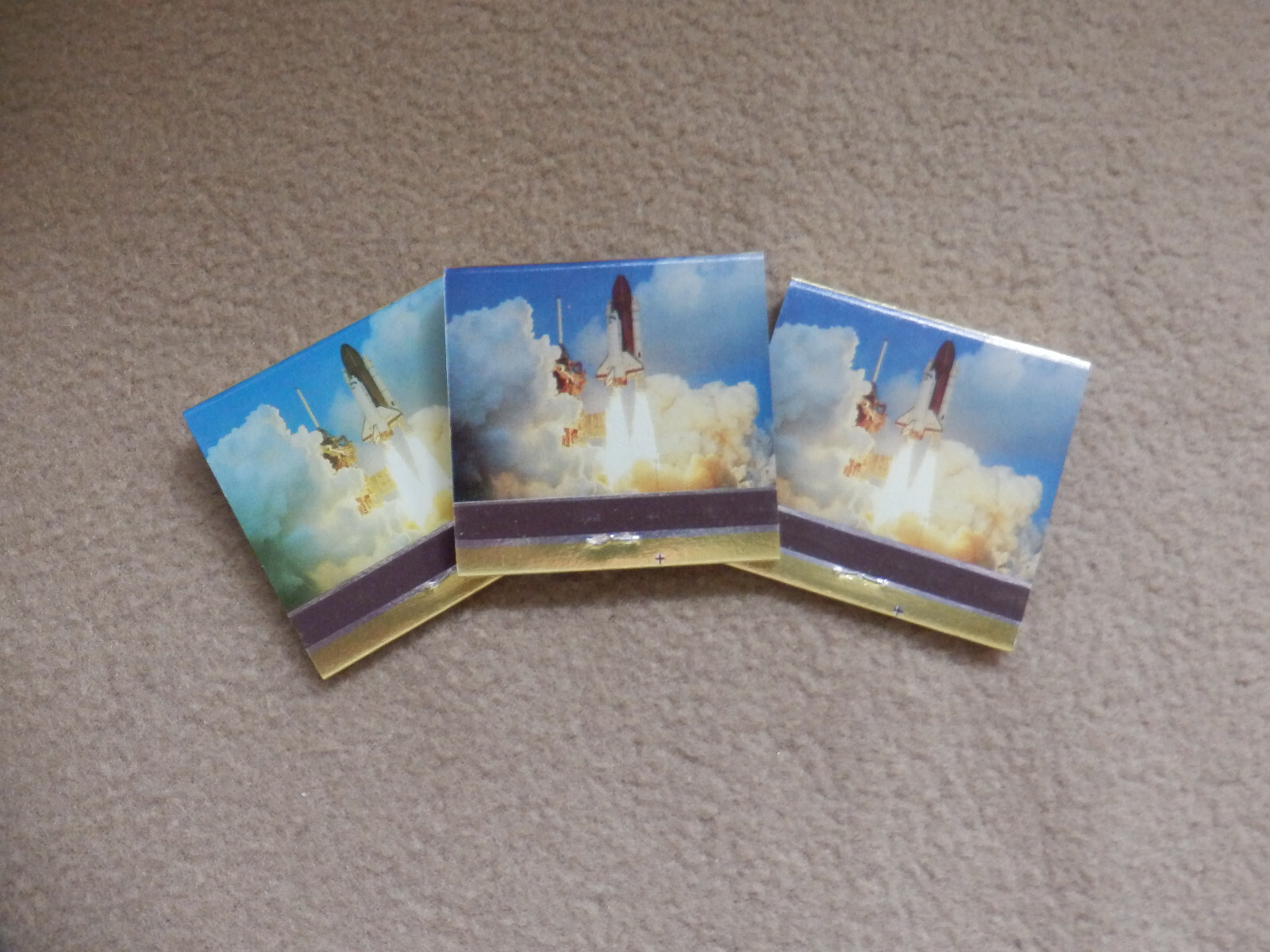 Space Shuttle Matchbooks