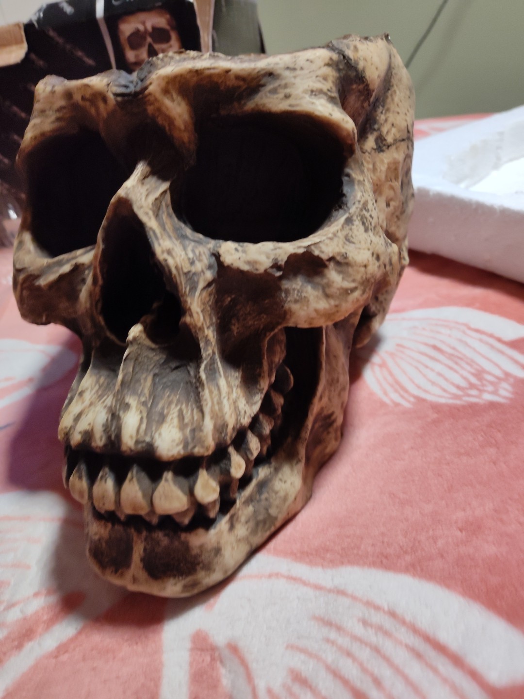 WORLD OF WONDER LARGE SKULL PLANTER