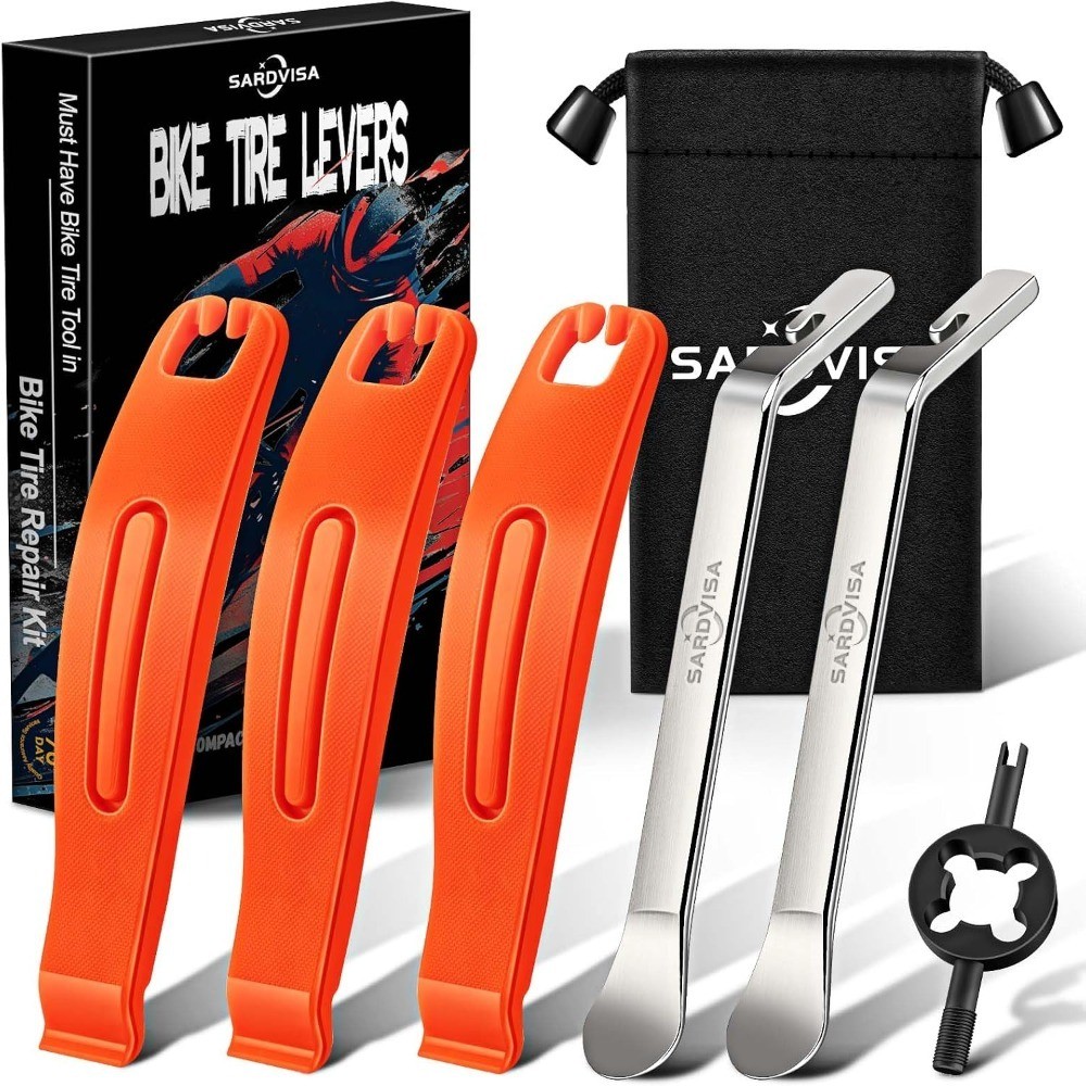 Bike Tire Levers| Ultra Strong Tire Levers & Stainless Steel Tire Spoons, Bike