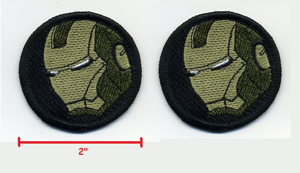 Syria-Iraq DAESH WHACKER GREEN BERET ADVISERS 2" 2-TAB: Marvel Comics Iron-man