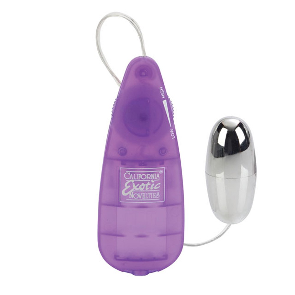 California Exotic Slim Teardrop Bullet - Purple - (PACK OF 2)