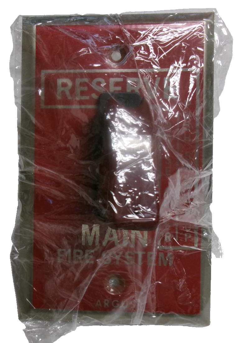 USED-ARGUS MAIN FIRE SYSTEM RESERVE-RAISE CONVERTER-PUSH SWITCH UP