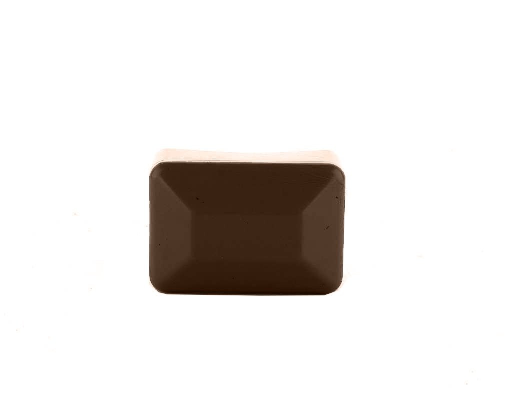 Fence Post Cap 20x30mm Fence Caps Brown Post Cap Pyramid Rechteckig