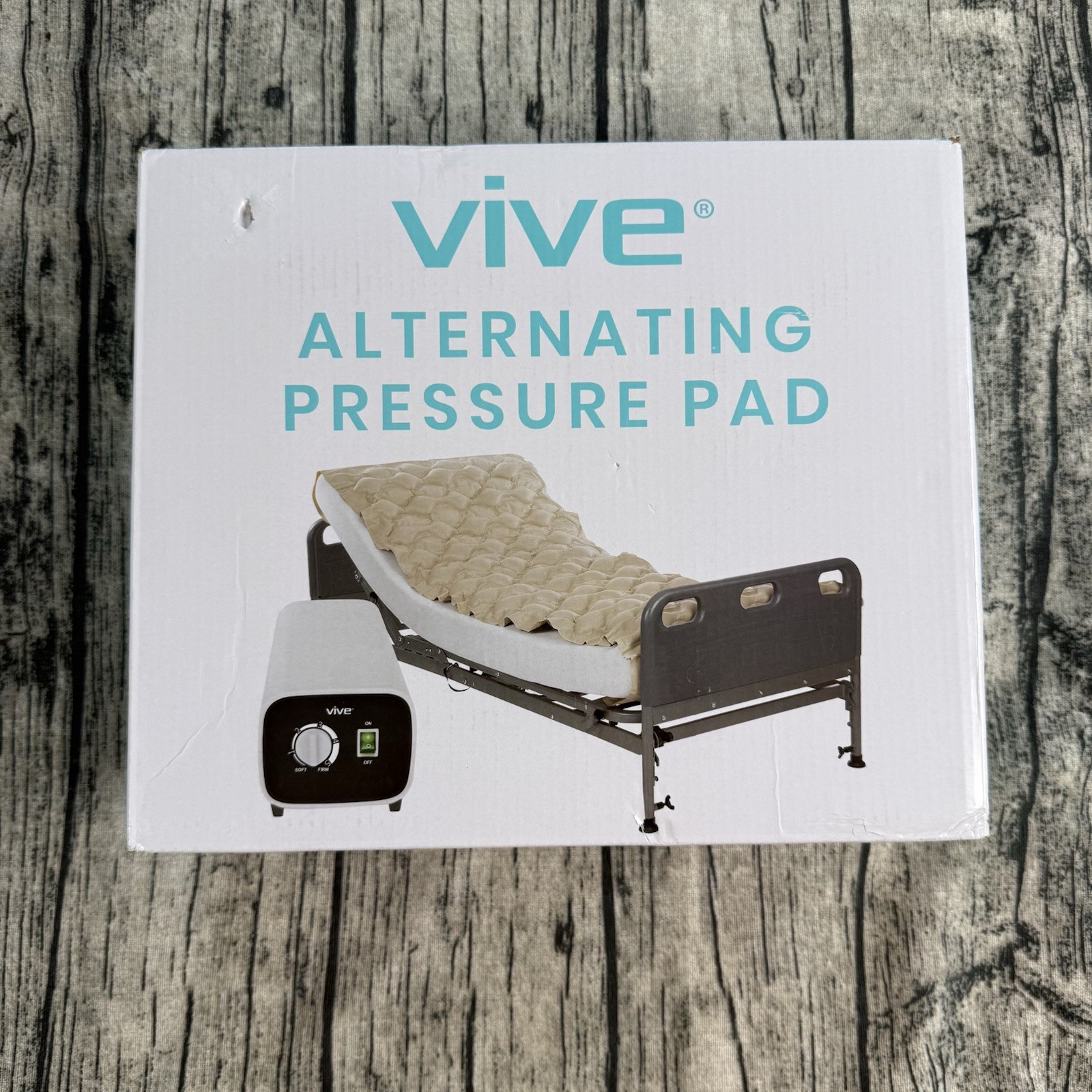 VIVE Alternating Air Pressure Mattress Pad The Original Bed Sore Prevention NIB
