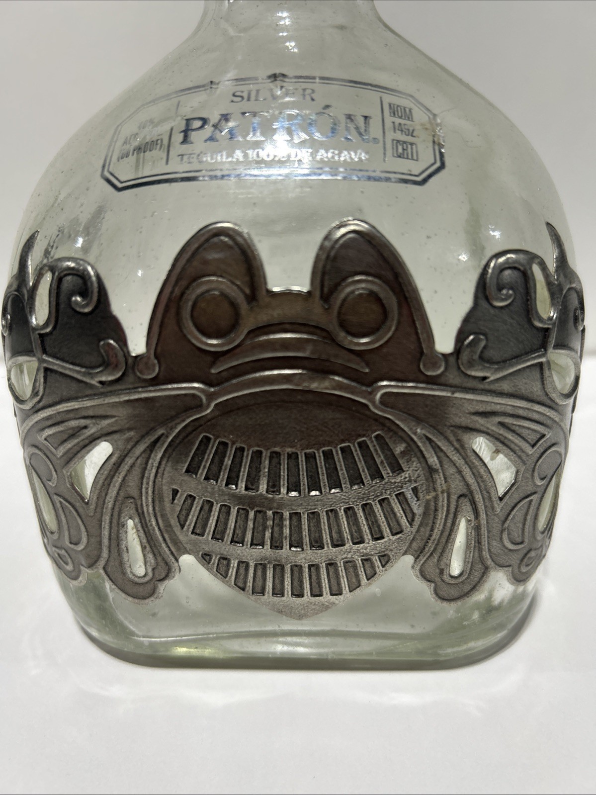 Patron Silver 1492 Tequila Limited Edition 2015 Liter bottle + cork EMPTY!