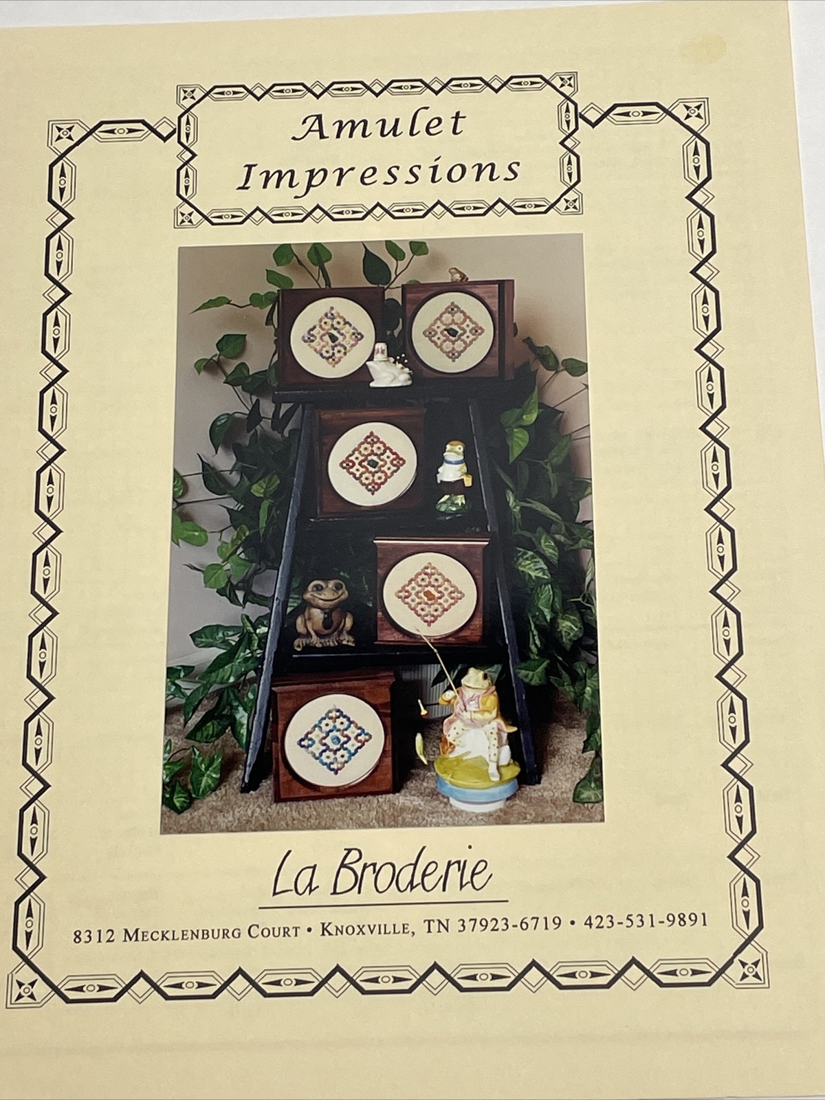 Amulet Impressions by La Broderie Cross Stitch Pattern