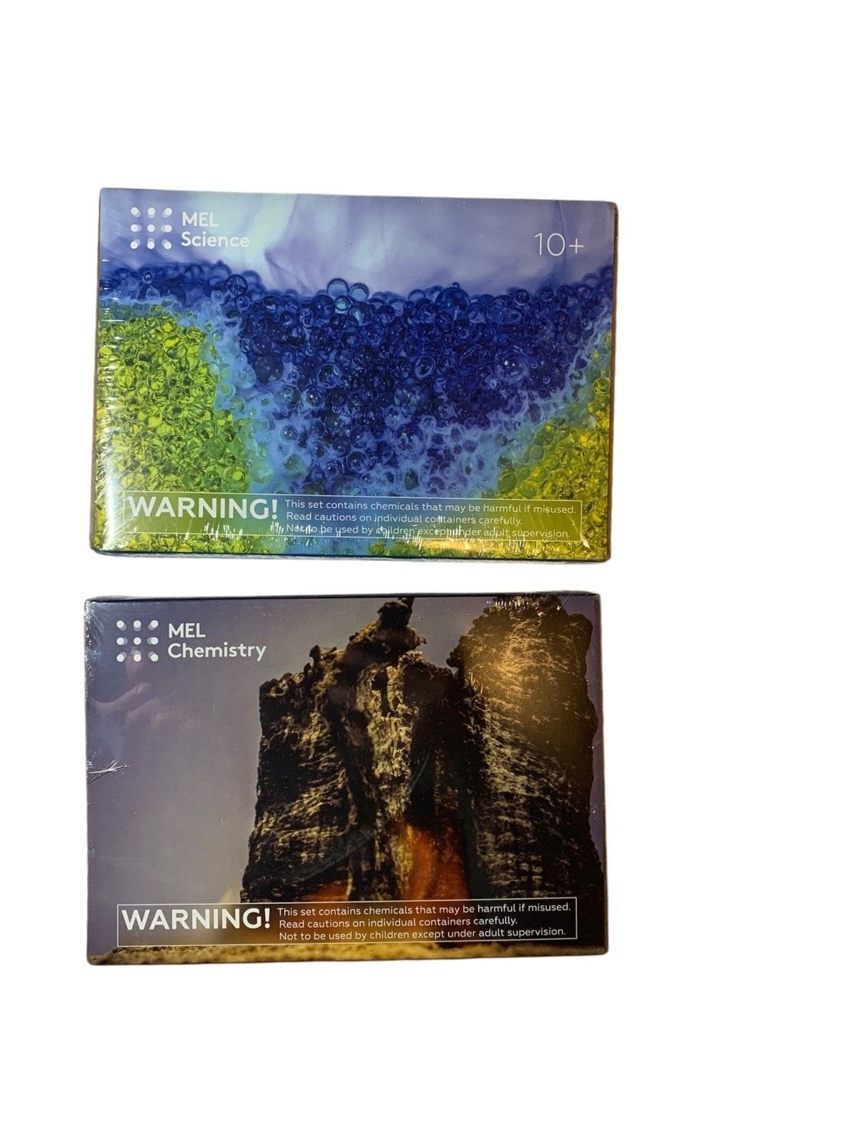 Set of 2 Mel Science Chemistry Kits Pure Water Chemistry of Monsters New Sealed