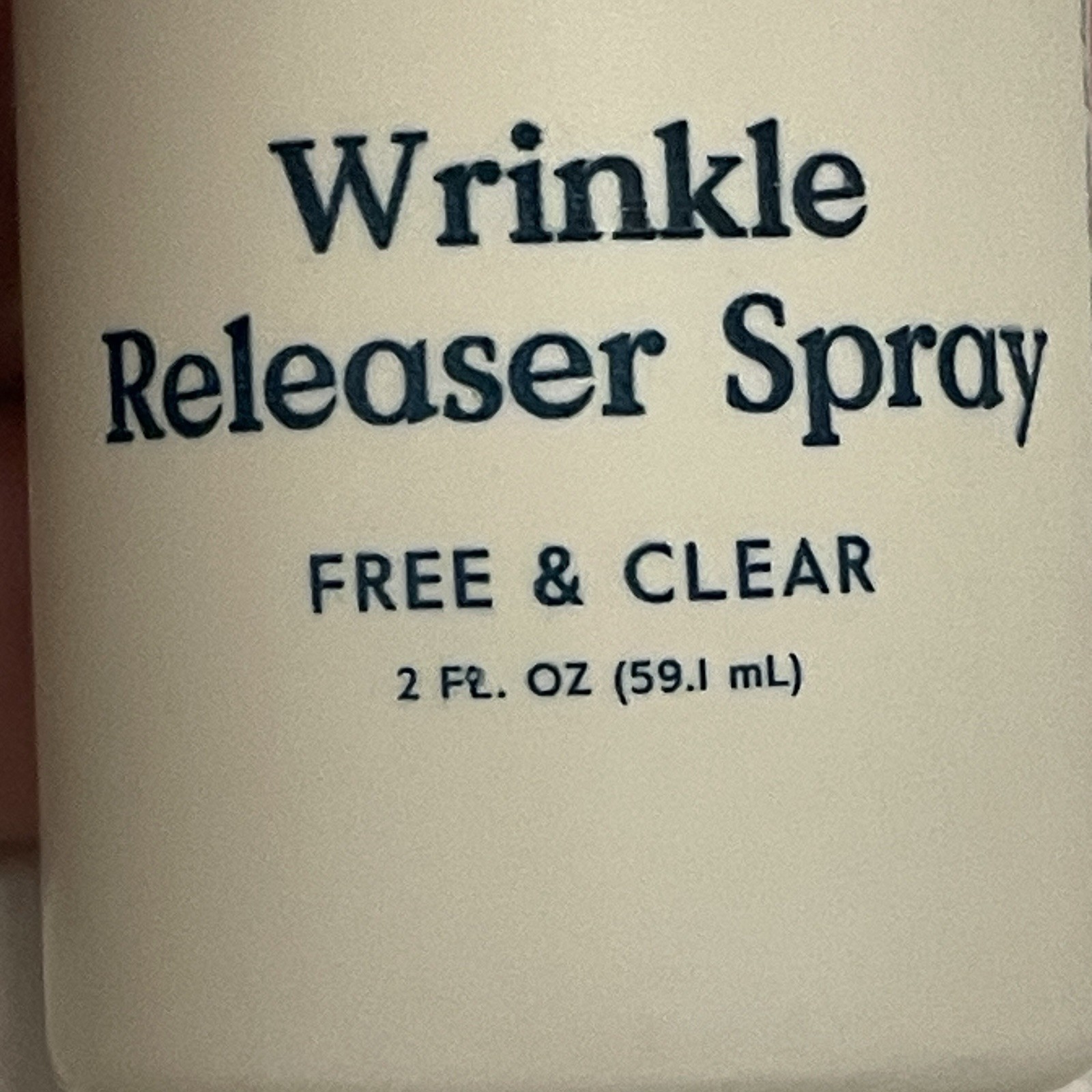 Grove Wrinkle Releaser Fabric Spray, Free Clear, 2 Fl. Oz Trial Travel Size