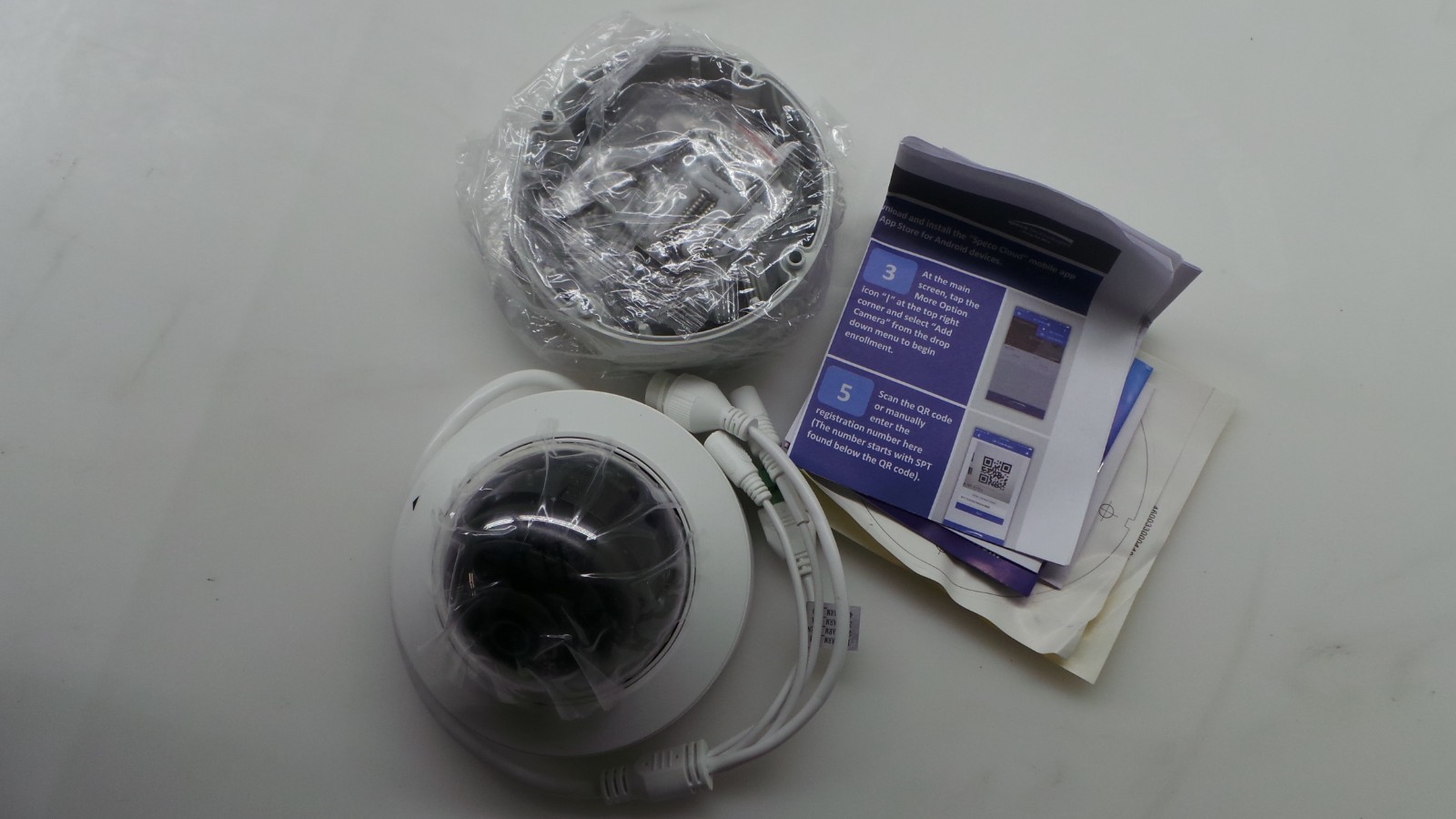 05D2 Speco Technologies 5MP IP Dome Camera - Advanced Analytics, NDAA - Open Box