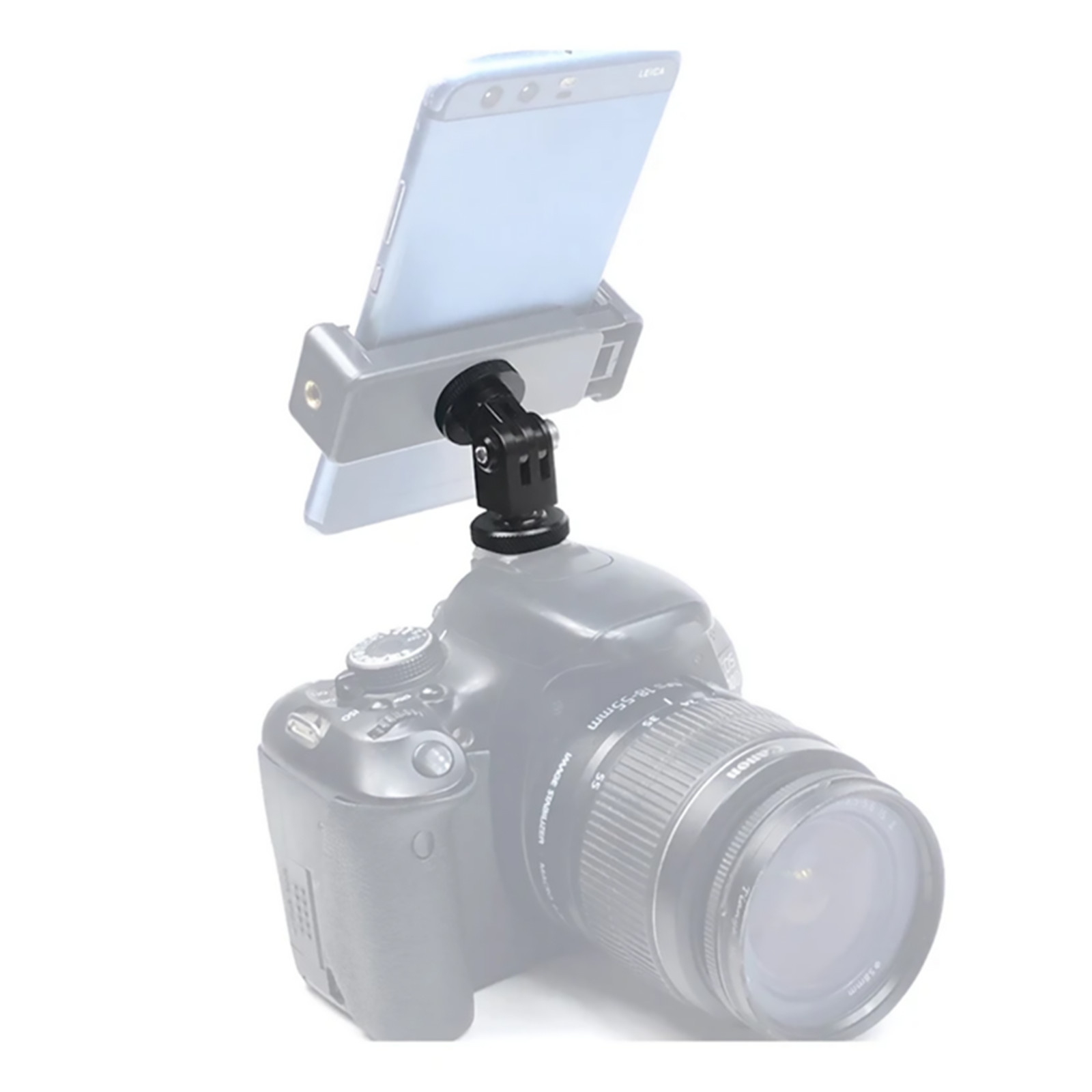 For GoPro 360° Rotatable Cold Shoe 1/4 Screw Base Fixed Adapter Mounting Bracket