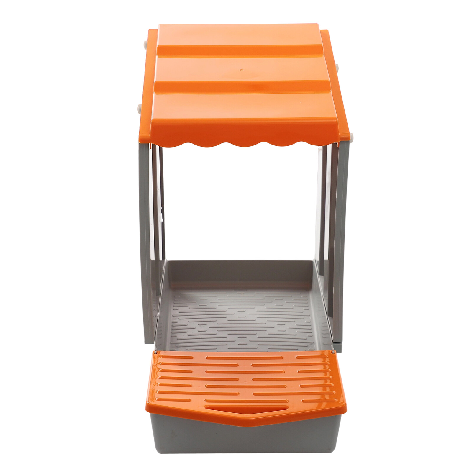 Modern 4-Compartment Chicken Nesting Box Freestanding Orange Chicken Nesting Box