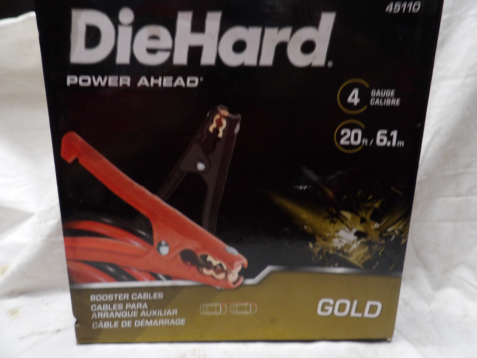 DieHard Booster Cables #45110 4 Gauge 20'