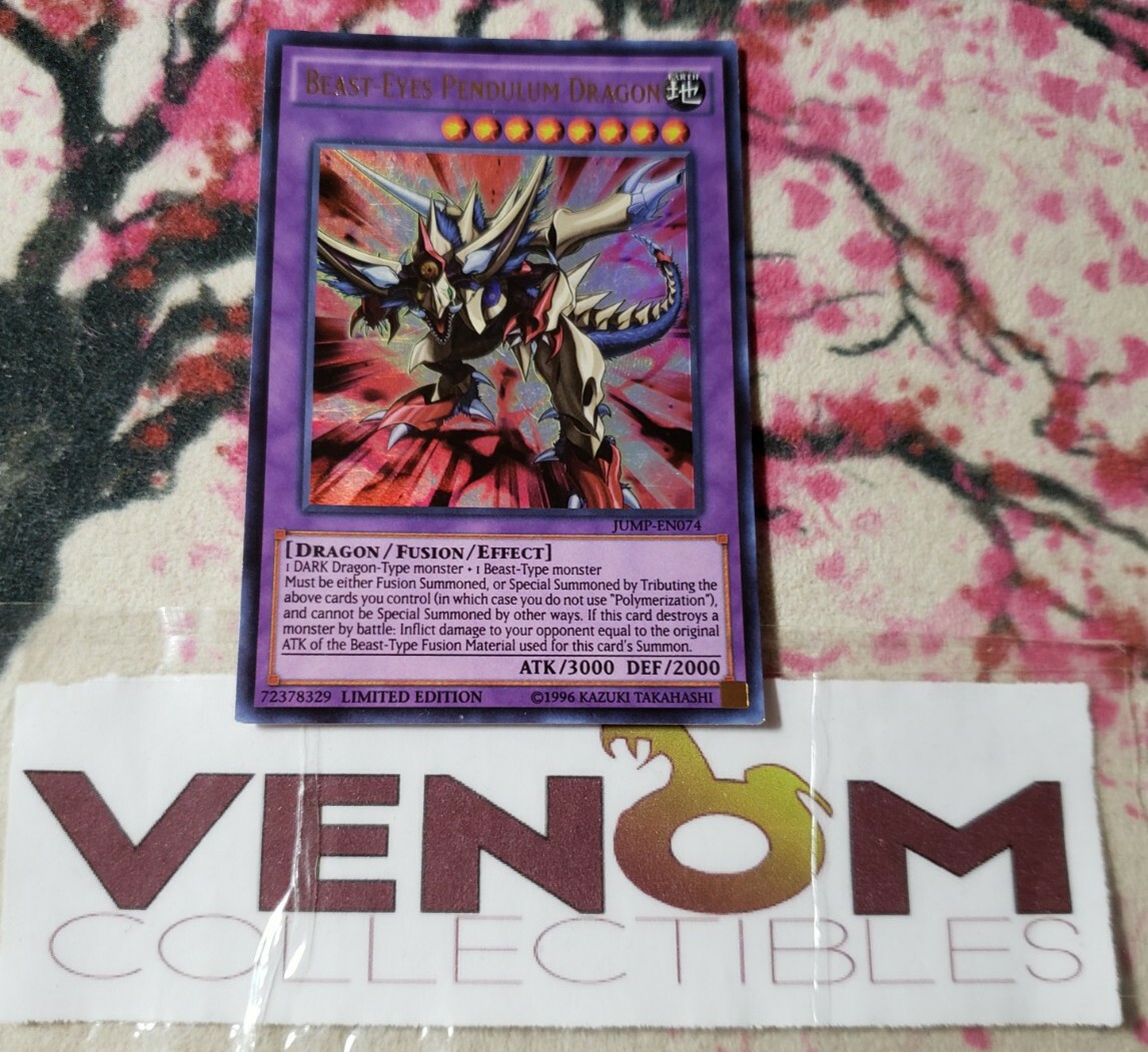 1x (M/NM) Beast-Eyes Pendulum Dragon JUMP-EN074 Ultra Rare Limited Edition