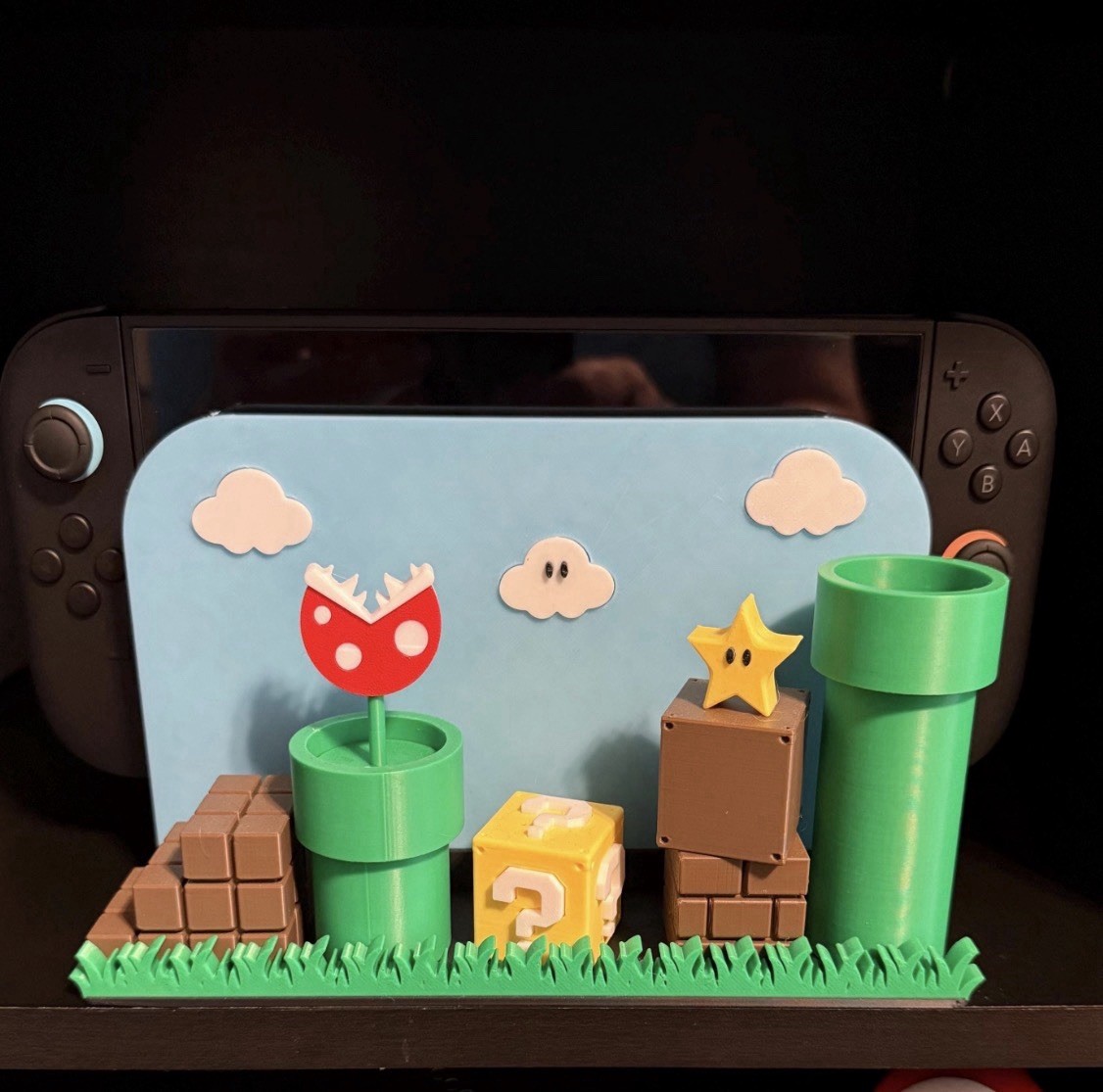 Nintendo Switch 2 Mario Themed Dock and Game holder!! Perfect for Mario fans!