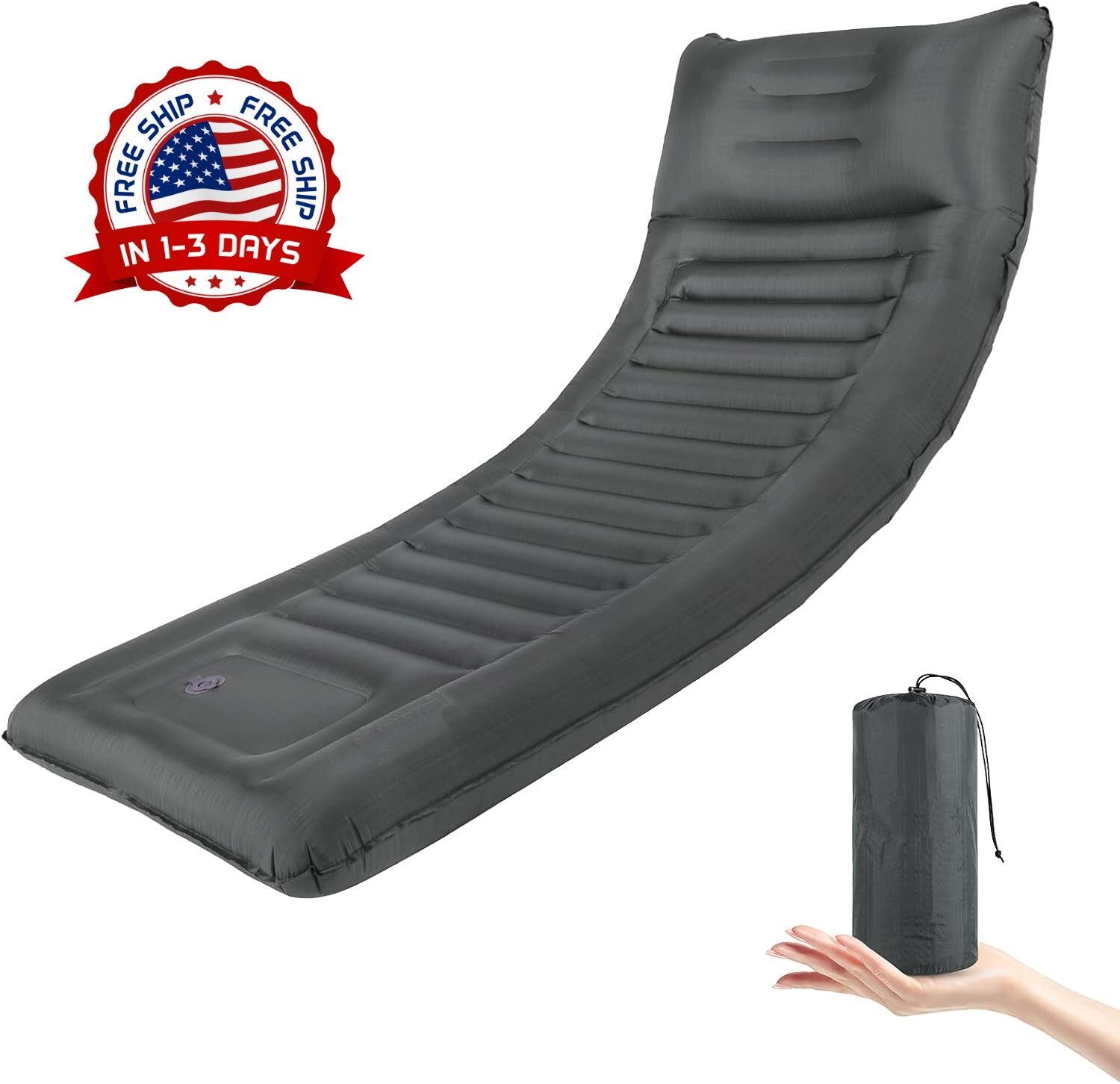 Colchón Inflable Individual Colchonetas Para Dormir En El Piso Camping En Oferta