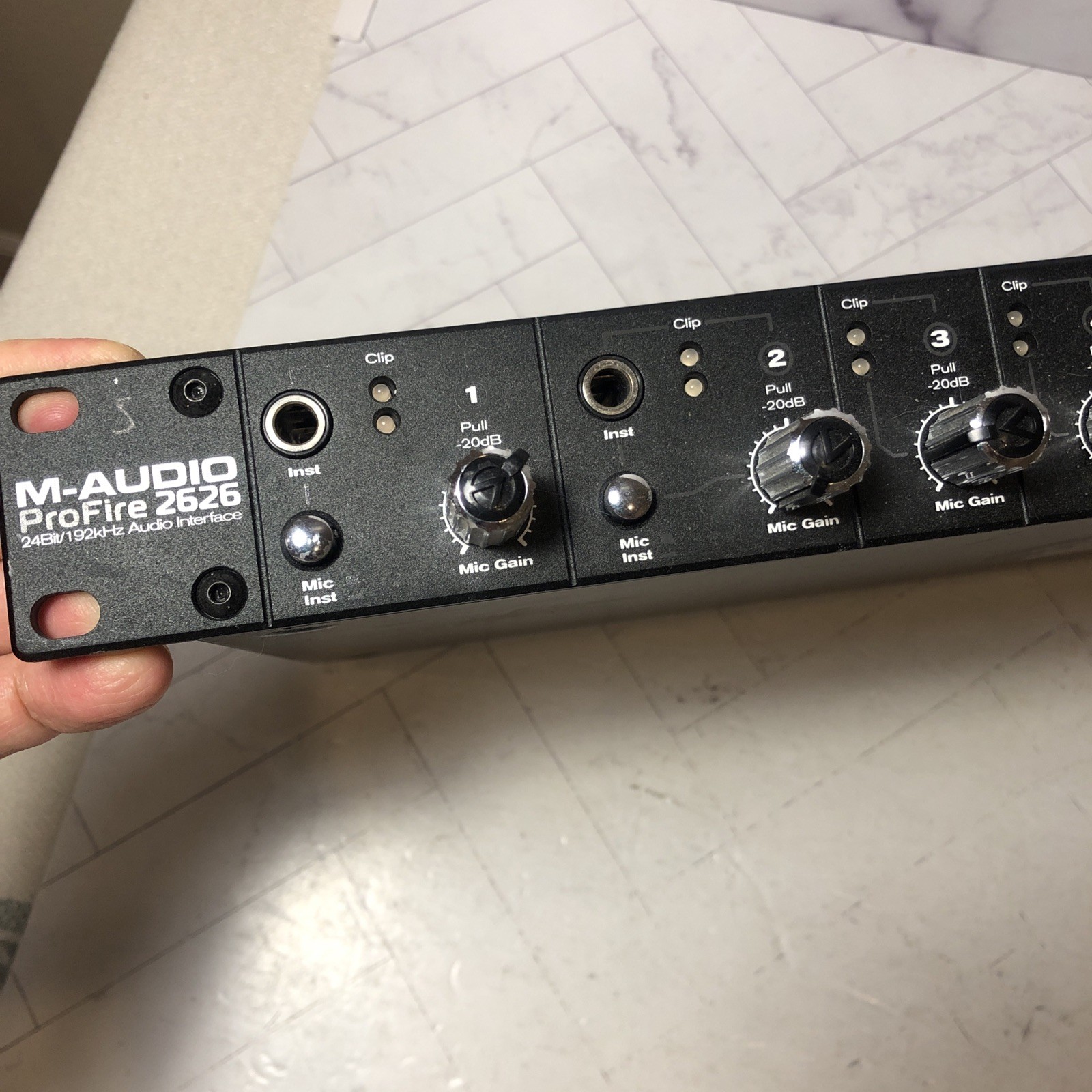 M-Audio ProFire 2626 24 Bit 192 Hz Firewire Audio Recording Interface UNTESTED
