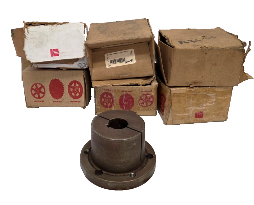 Qty7 NOS Browning Q1 1" Split Taper Lock Bushings, Keyed Bore - FREE SHIPPING