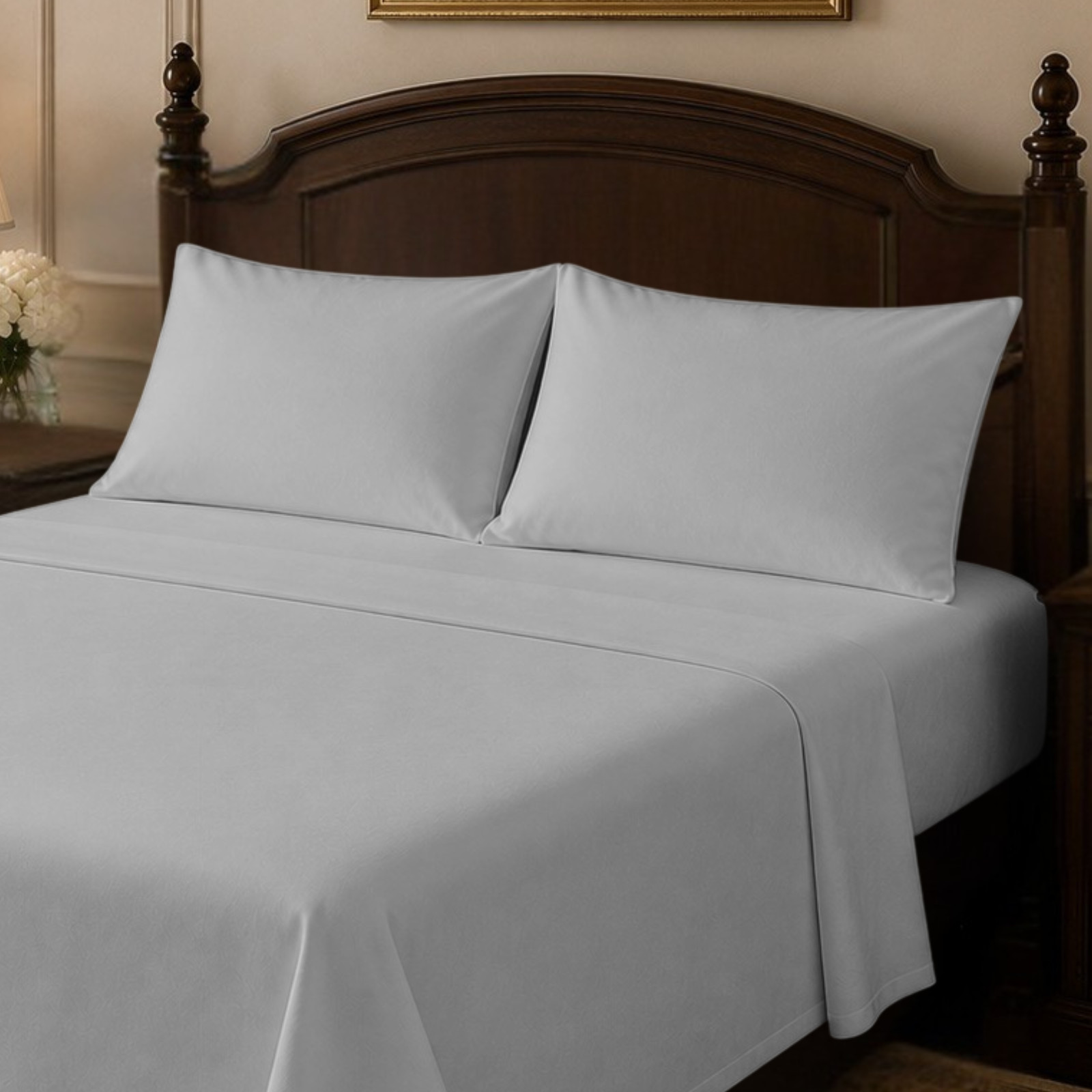2200 Thread Count Cotton-rich Deep Pocket Cooling Sheet Set Ultimate Comfort
