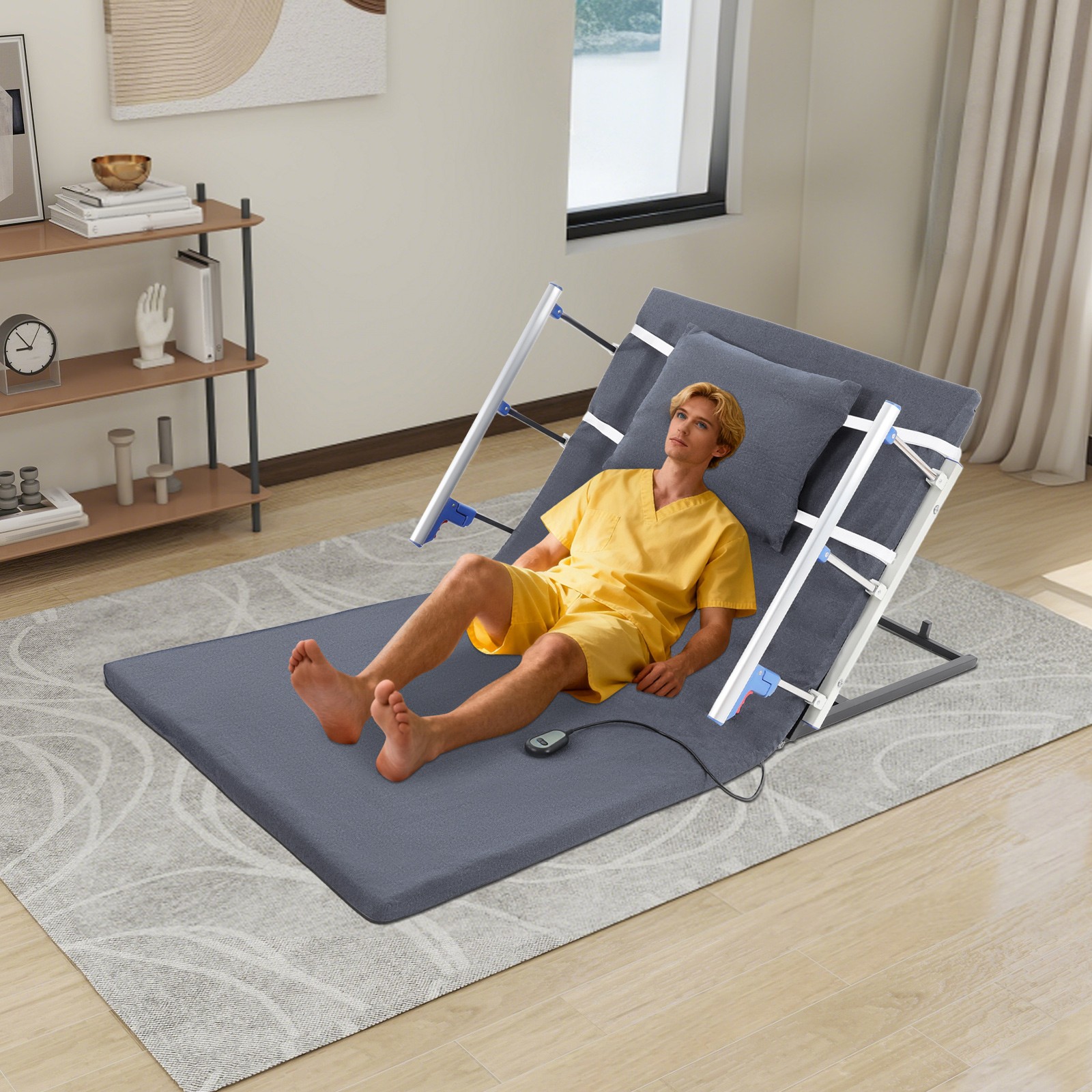 Electric Lifting Backrest Chair 330 LBS 2-80° Ergonomic Adjustable Bed Mattress