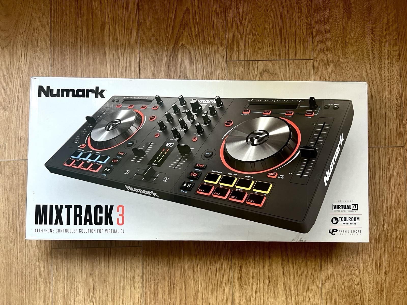 Numark Mixtrack 3 MT3 USB Virtual DJ Controller w/ Original Box & Cable Tested
