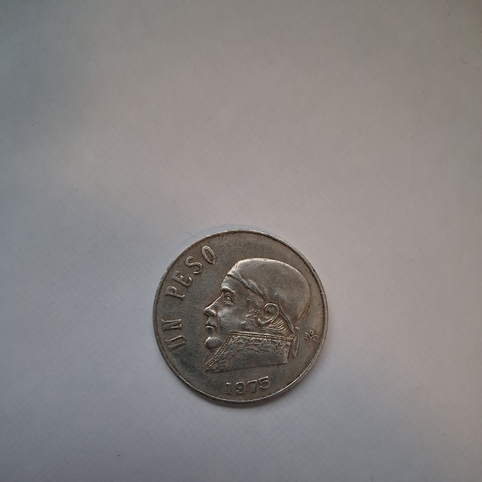 Mexico 1975 Un 1 Peso; Jose Maria Morelos, Circulated Coin