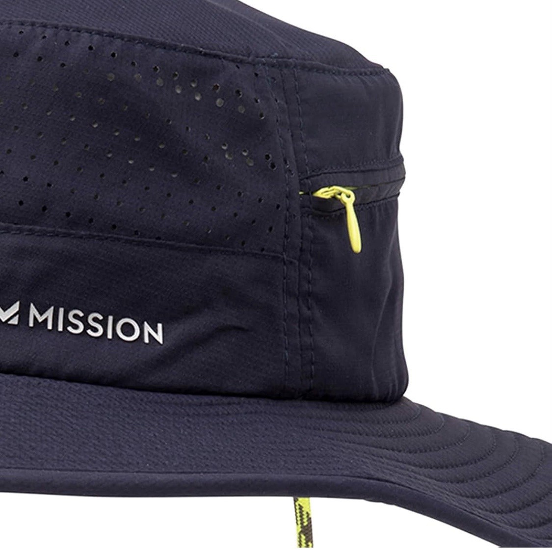 MISSION Unisex Cooling Anywhere Hydroactive Boonie Hat Wide-Brim Hat, Navy NWT