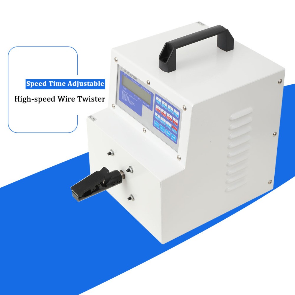 110V 15W Automatic Wire Twisting Machine Highspeed Wire Twister Speed Adjustable