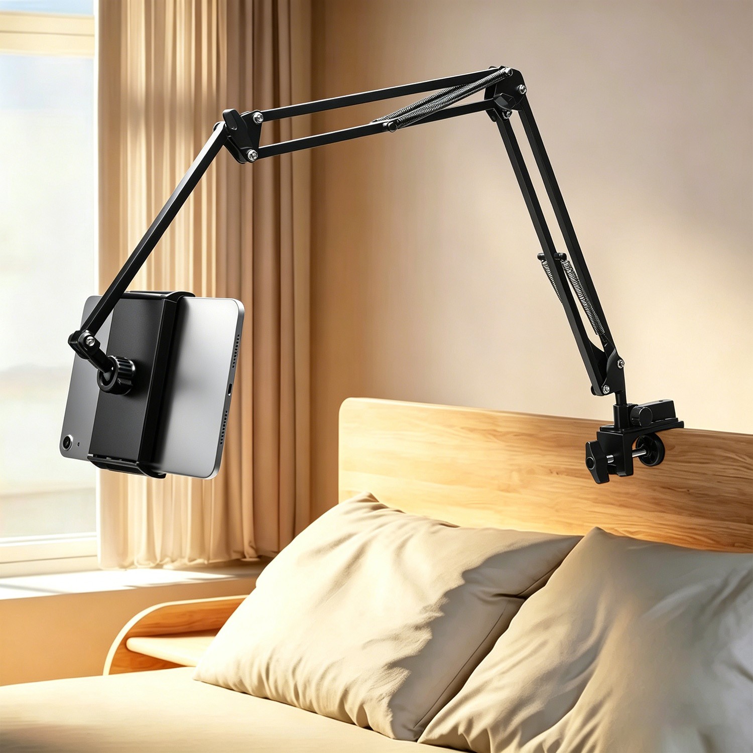 Adjustable Cantilever Stand, Foldable Extension Support for Phone & Tablet, Bed