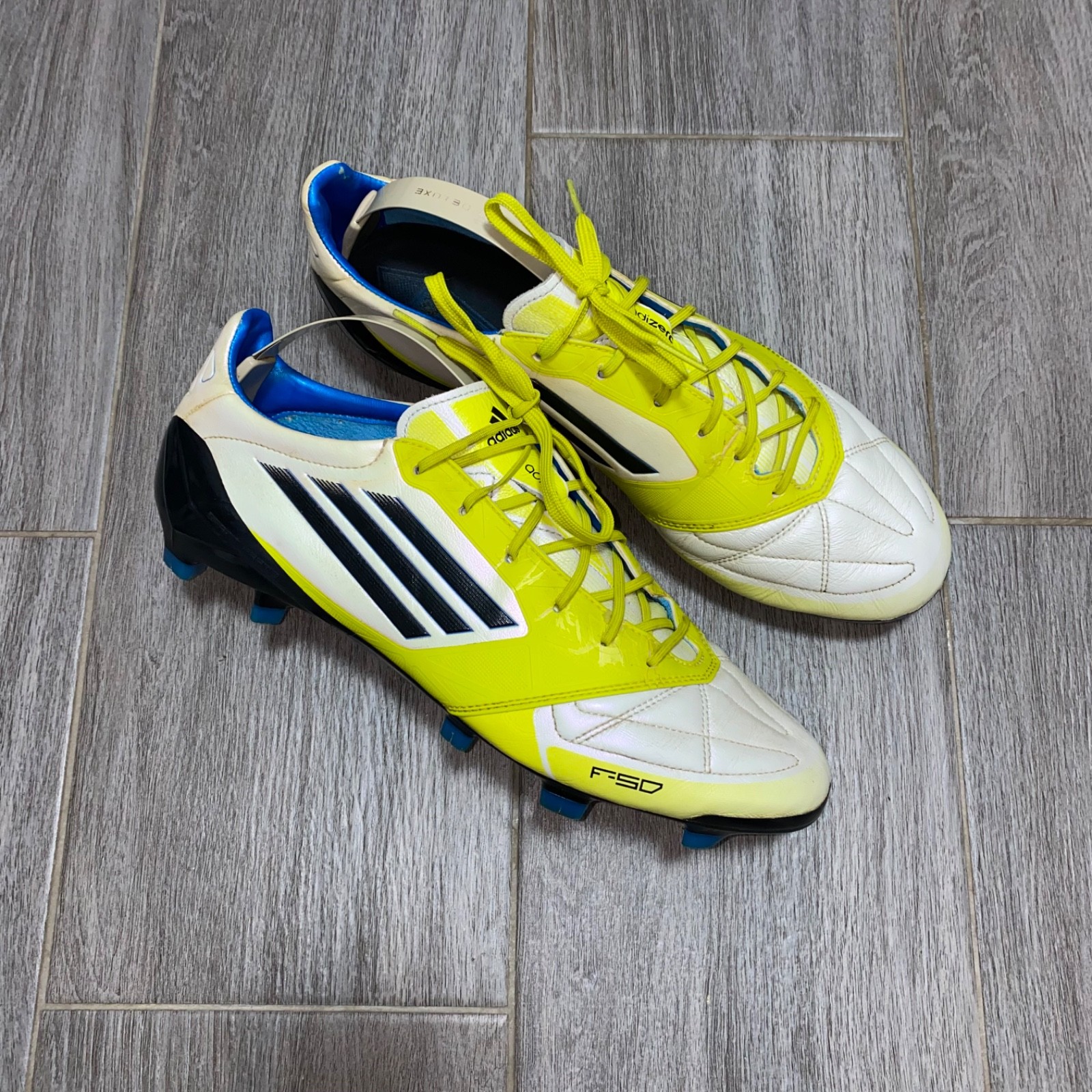 Adidas Adizero F50 FG Elite Leather Soccer Cleats Football Boots US10.5 UK10