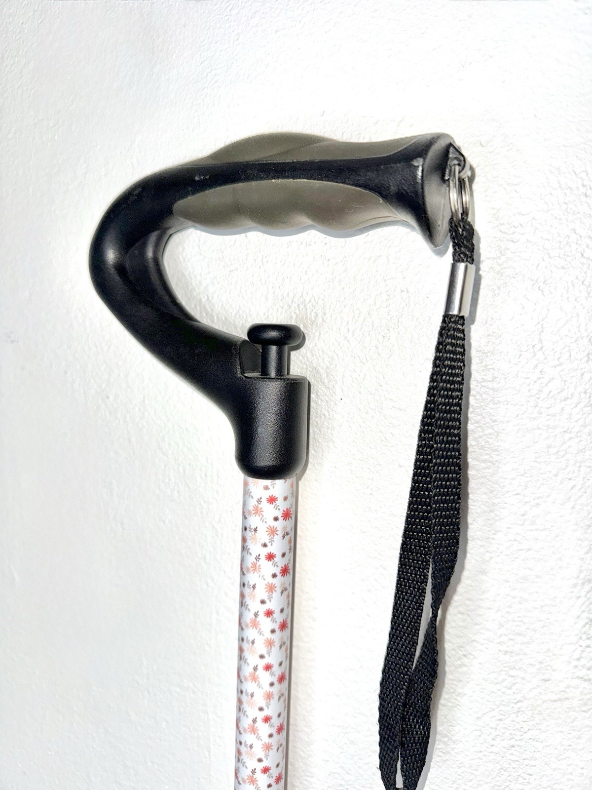 Walking Cane with Floral Design, Lightweight, Adjustable
