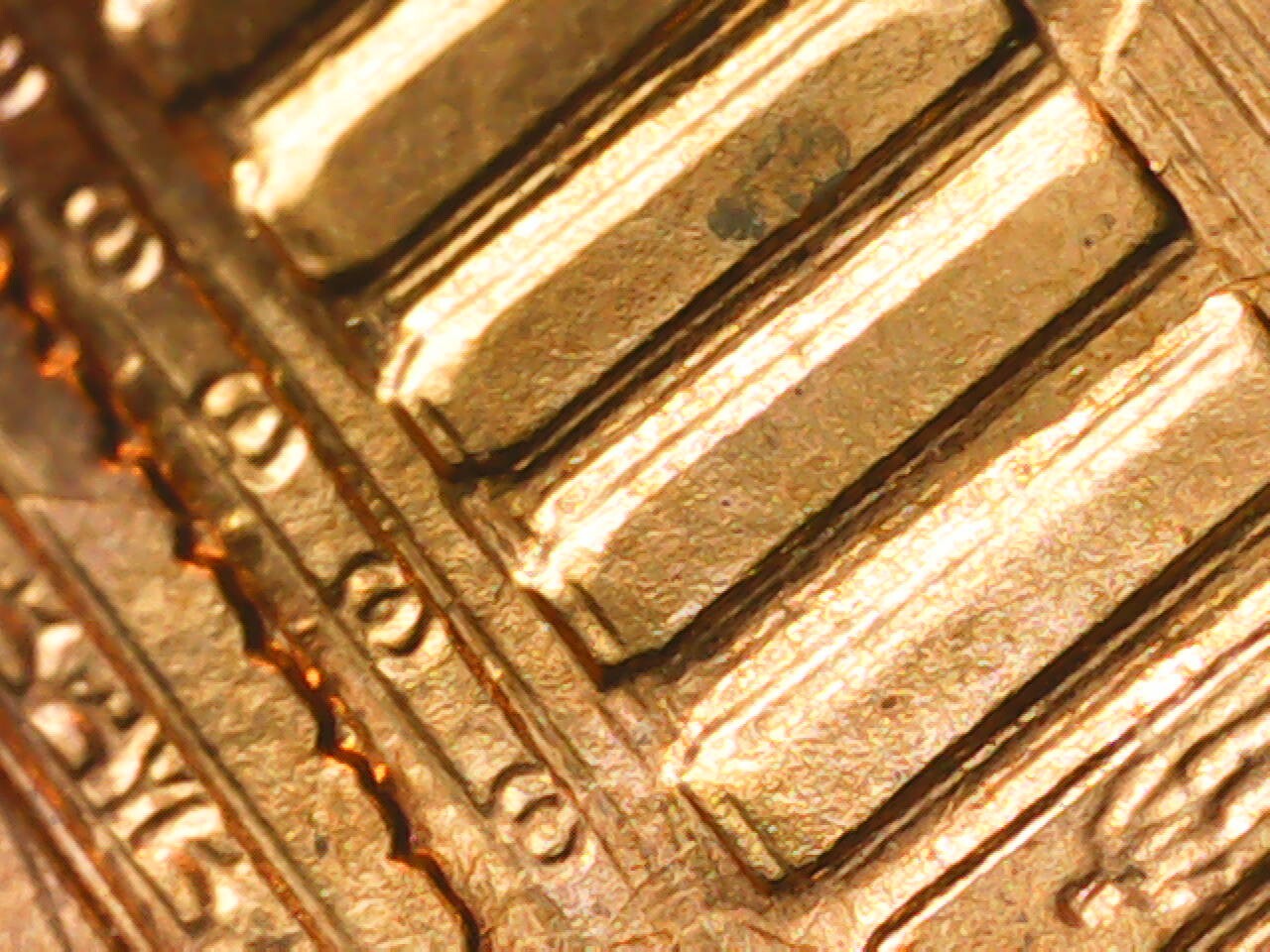1995 Penny Reverse Die Crack