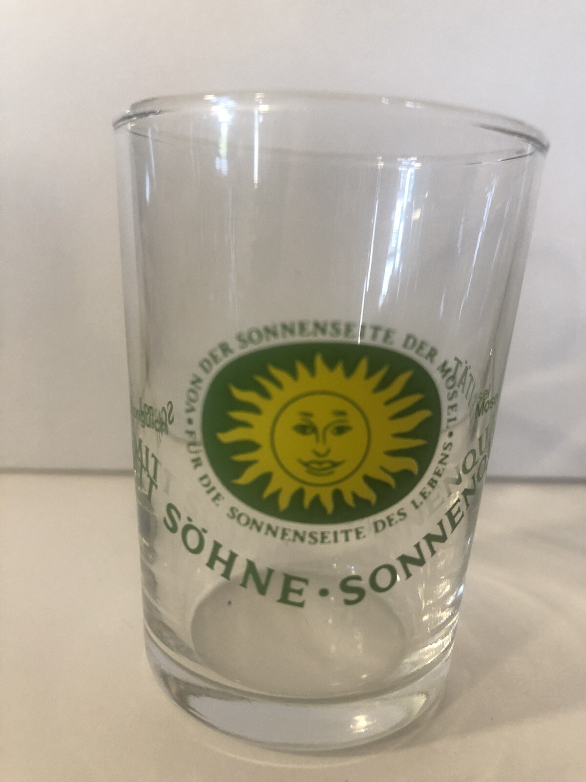 Schmitt Sohne Sun shot glass, COMBINED SHIP $1 PER MULTIPLE