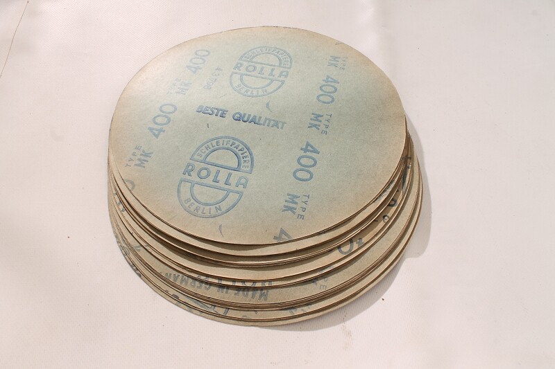 10 Sheets Sandpaper Sanding Discs 400 250mm Ø Round
