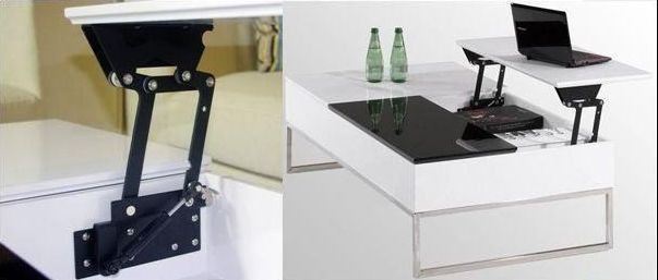 Lift Top Coffee Table DIY Hardware Mechanism Furniture Hydraulic Hinge Gas