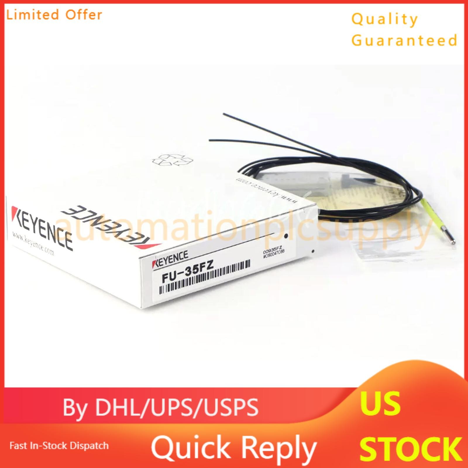 KEYENCE Digital Fiber Optic Sensor FU-35FZ FU35FZ Original New in Box Free Ship