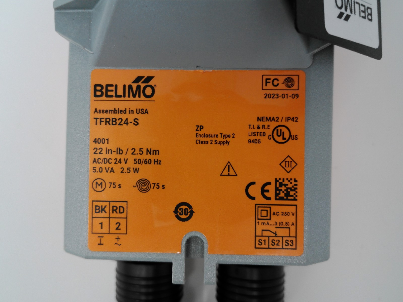 Belimo B212B+TFRB24-S