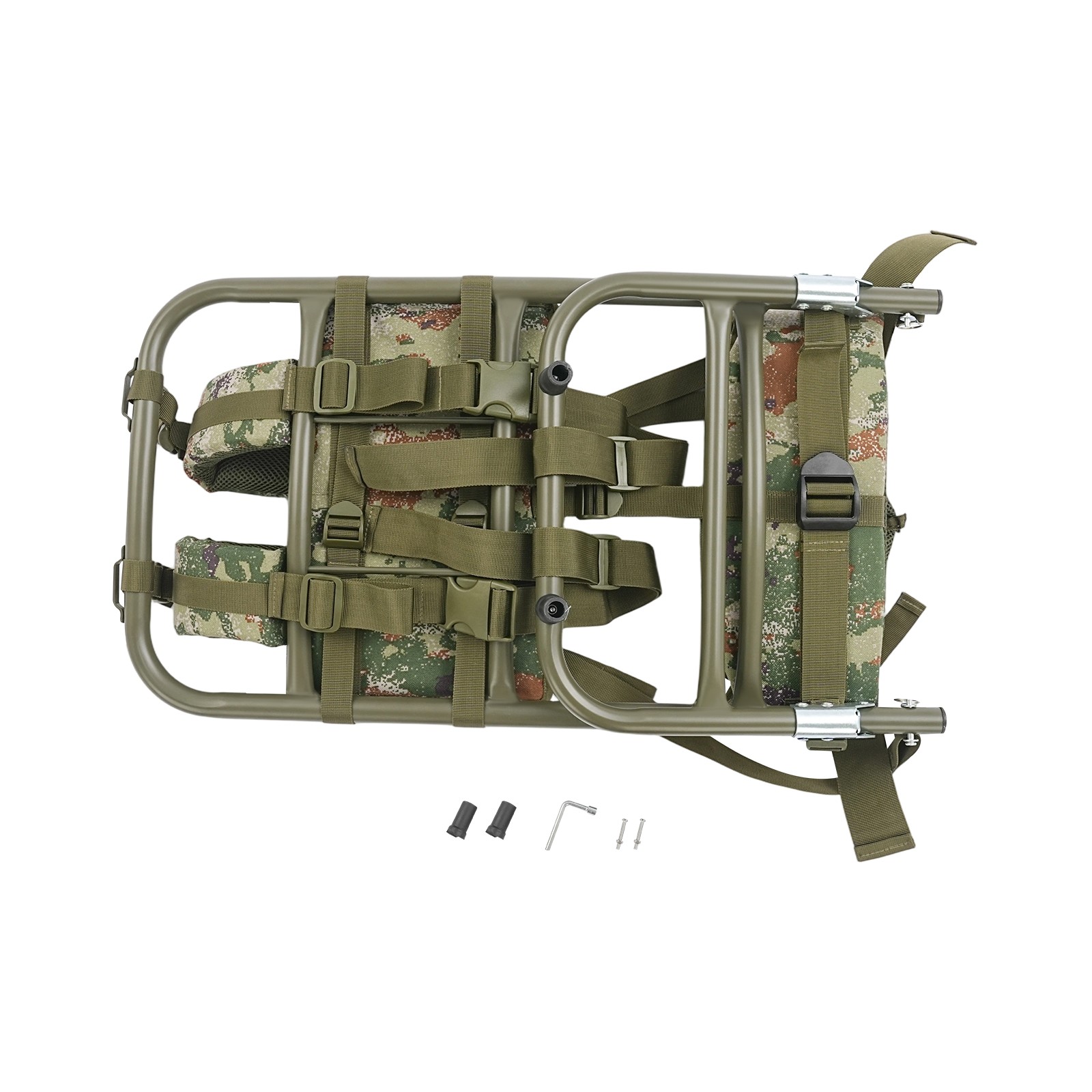 Hiking/Hunting Backpack Frame, Aluminum External Frame Backpack 37*25*70cm Camp