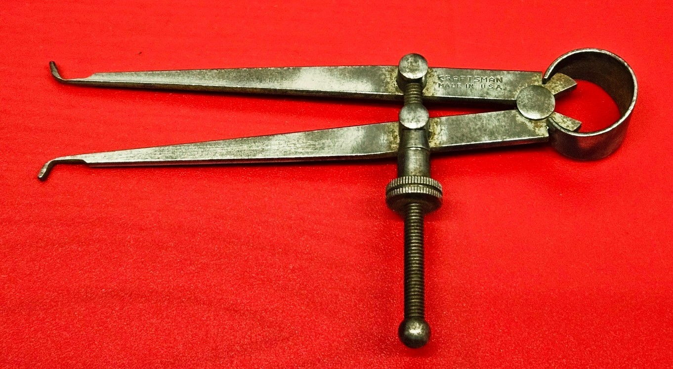 Vintage Craftsman 4" Spring Inside Caliper - Made In USA