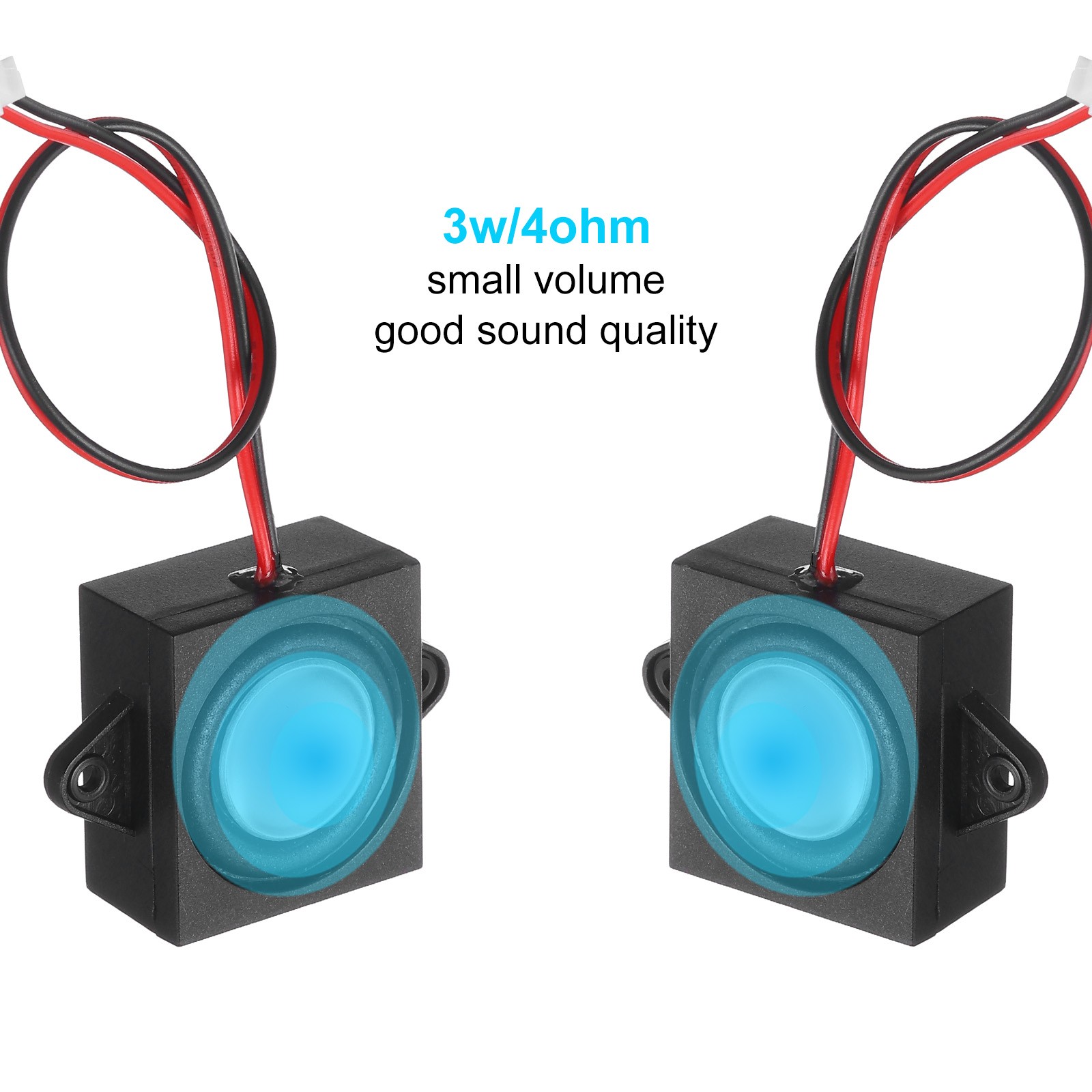 1Pcs Speaker 3 Watt 4 Ohm Mini Speaker Micro Speaker with JST-PH2.0 Interface